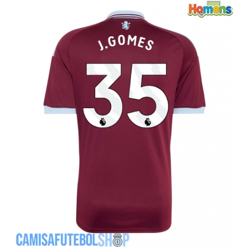 Camisa de time de futebol Aston Villa Joao Gomes #35 Replicas 1º Equipamento 2026-27 Manga Curta